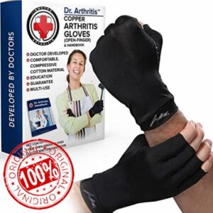Dr. Arthritis Arthritis Copper Compression Gloves for Women and Men