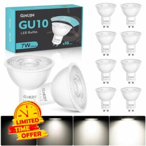 QNUJN GU10 LED Bulbs Dimmable