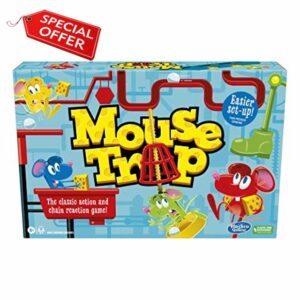 Hasbro Gaming Mouse Trap Board Game for Kids Ages 6 and Up