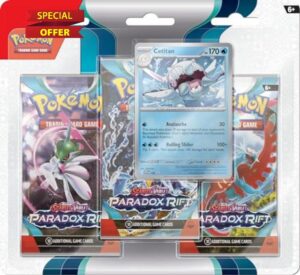 Pokémon TCG: Scarlet & Violet—Paradox Rift Triple Pack - Cetitan (3 Booster Packs & Foil Promo Card)
