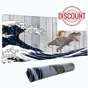 Funny Cat Dinosaur Mouse Pad