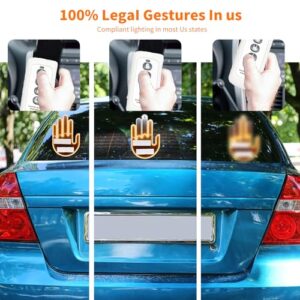 3 Gesture Car Back Window LED Sign Light