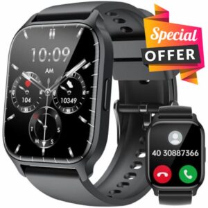 LLKBOHA Smart Watch for Men Women - 1.85'' Smartwatch Answer/Make Calls