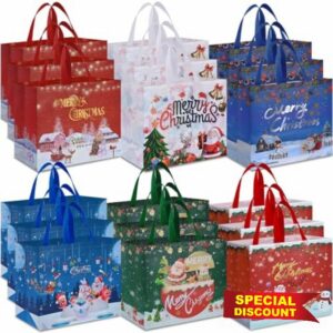 AhfuLife Extra Large Christmas Gift Bags
