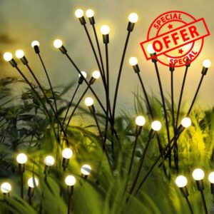 CORATED Solar Lights Outdoor Waterproof