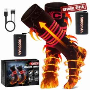 COZII Heated Socks for Men Women