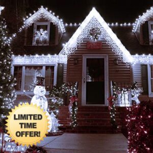 Sumairs Icicle Lights Outdoor