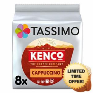 Tassimo Kenco Cappuccino Coffee Pods x8 (Pack of 5