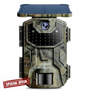iZEEKER Solar Wildlife Camera 2.7K/1520P 36MP