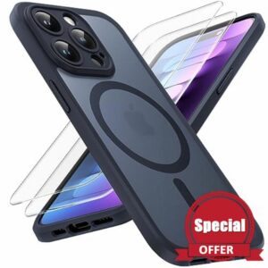 TOCOL 3 in 1 Magnetic for iPhone 15 Pro Max Case
