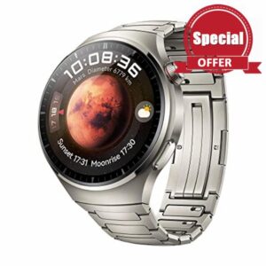 HUAWEI Watch 4 Pro Smart Watch - eSIM Watch with Cellular Calling and Sapphire Glass - Fitness Tracker and Health Monitor with ECG and SPo2 Monitoring - Compatible with Android and iOs - 46MM Titanium