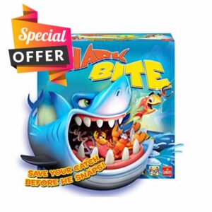 Shark Bite: Save Your Catch Before He Snaps! | Family Fun Fishy Board Game | Kids Action Games | For 2-4 Players | Ages 4+