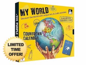 My World Advent Calendar 2023 “Visit” 24 countries and come back just in time for Christmas day! Explore different cultures