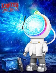 Astronaut Galaxy Star Projector Light: Starry Night Light Projector with Nebula Galaxy Projector Light for Bedroom Timer and Remote Control Space Buddy Projector Light for Kids and Adults