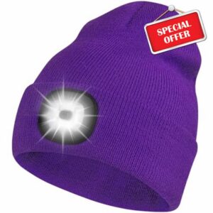 Bosttor LED Lighted Beanie Torch Hat