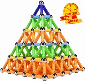Ocensmice 308 Pieces Magnetic Sticks Toys
