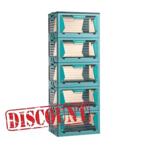 HOTRCR Extra Large Plastic Storage Boxes with Lid