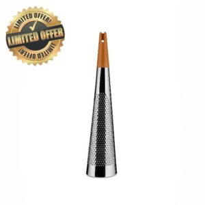 Alessi RS08 Todo - Giant Cheese and Nutmeg Grater in Steel and Wood