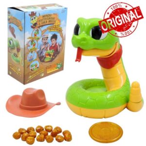 Rattle Heist Game Rattle Heist Snake Game Rattlesnake Toy Game Tricky and Scary Snake Game Horror Hungry Rattlesnake Gold Digger Game Induction Trigger Pranks Toys (Green)
