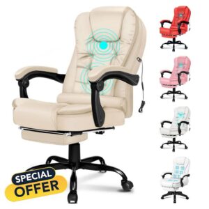 ELFORDSON Comfy Executive Office Desk Chairs for Home