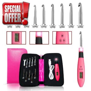 Lighted Crochet Hook Set