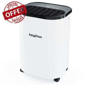 Keylitos 12L Day Dehumidifiers for Home and Basements