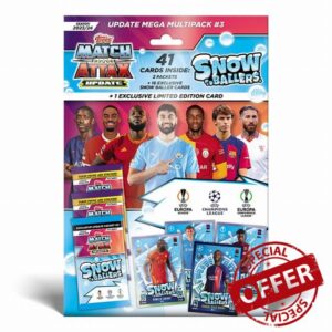 Topps Match Attax 23/24 - Update Mega Multipack #3-41 Match Attax cards including 16 New Snow Baller Cards and an exclusive Snow Baller Randal Kolo Muani Limited Edition card!