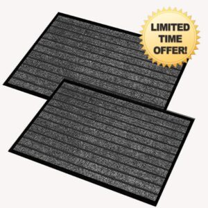 AMEHA Door Mat 40x60cm 2 Pack