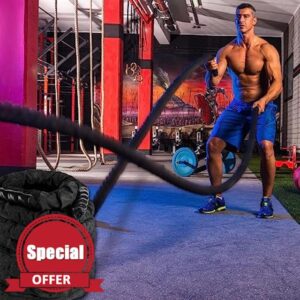 Neorexon Heavy Battle Rope for Home Gym & Exercise Training