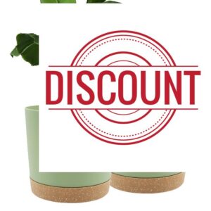 QCQHDU Plant Pots Set of 2 Pack 30.5cm