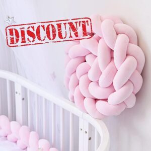 LOVEXIN 3 Shares Braided Cot Bumper