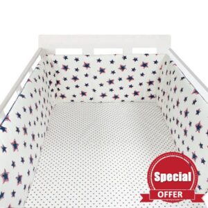 Cot Bumper Baby Cot Bumpers Braided One-Piece Bumper Crib Around Cushion Cot Bumper Cot Liner Bumper Soft Liner Crib Around Cushion Cot Liner Bumper for Crib Bedding