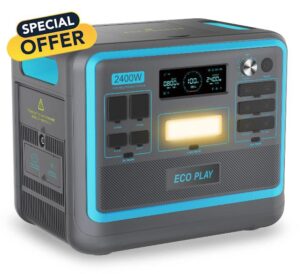 Portable Power Station 2400W (Peak 4800W)