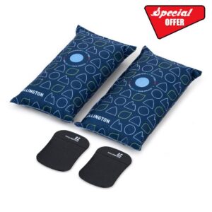 Hillington Reusable Car Interior Dehumidifier Bag and Dashboard Mounting Anti-Slip Mat - Ideal for Use in Vehicles to Prevent Damp
