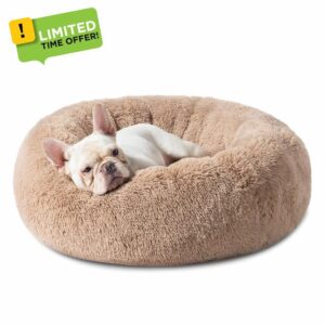 Bedsure Dog Bed Medium Donut - Dog Beds for Medium Dogs