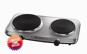 Russell Hobbs 2 Plate Mini Hot Plate Hob 15199