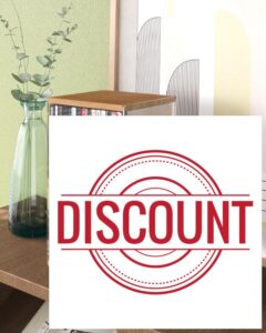 AREAJD Retro Walnut-colored MDF CD Rack Organizer