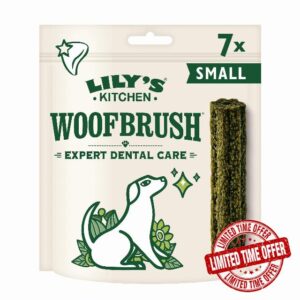 Lily's Kitchen Woofbrush Dental Chew - Natural Dental Sticks for Small Dogs (5 Packs of 7 Chews)