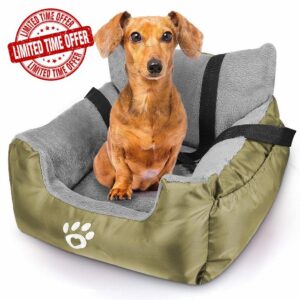 GoFirst Dog Car Seat for Small Dogs or Cats
