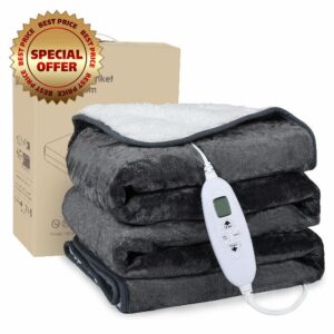 Electric Heated Blanket Throw