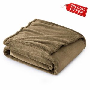 Bedsure Fleece Blanket Sofa Throw - Versatile Blanket Fluffy Soft Throw for Bed and Couch Throw/Single
