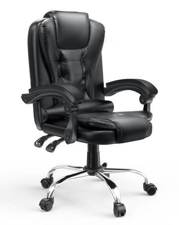 naspaluro Office Chair Ergonomic for Desk with Adaptive Lumbar Support/Headrest/Flip-up Armrests ...