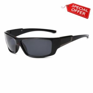 LJCZKA Polarised Sport Sunglasses for Men Women Wrap Around Sport Glasses UV400 Protection Eyewear for Cycling Fishing Running