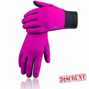 SIMARI Winter Thermal Gloves Men Women Touchscreen Anti-Slip Windproof Gloves Cold Weather Gloves for Driving Cycling Skiing Working Outdoo