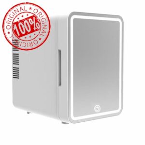 Makeup Fridge With 3 Level Dimmable LED Light Mirror