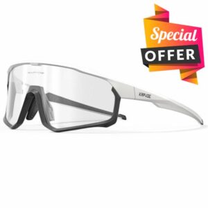 KAPVOE Photochromic Cycling Glasses Men Women Clear Mountain Bike Sunglasses MTB Sports Transition Triathlon Bicycle Running Golf