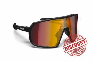 BERTONI Sport Cycling MTB Running Sunglasses for Men Women in TR90 Antifog Large Lens mod. GEMINI