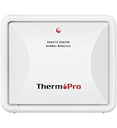 ThermoPro TP200C Indoor Outdoor Thermometer Wireless, Greenhouse Thermometer with Temperature Sen...