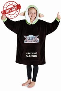 Disney The Mandalorian Blanket Hoodie for Boys Teens