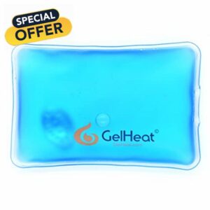 5 x GelHeat Instant Hand Warmers - Pack of 5 - Reusable Gel Click Heat Pads